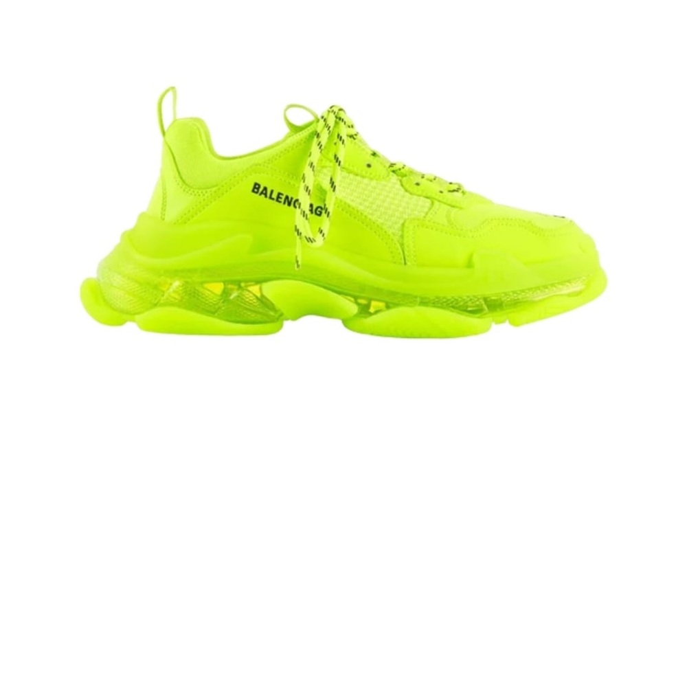 Balenciaga neon Green UK 43 US 10 worn just once - Picture 7 of 7